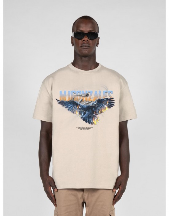 Овърсайз тениска EAGLE V.2 Heavy Oversized Tee 2.0 sand XXL