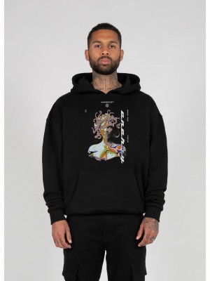 Овърсайз тениска MEDUSA Heavy Hoody Oversized Essentials V.4 black XL