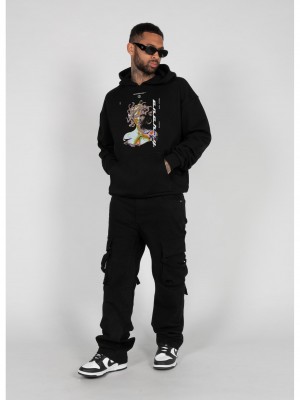 Овърсайз тениска MEDUSA Heavy Hoody Oversized Essentials V.4 black XL
