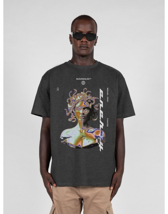 Овърсайз тениска MEDUSA Heavy Oversized Tee 2.0 charcoal XXL