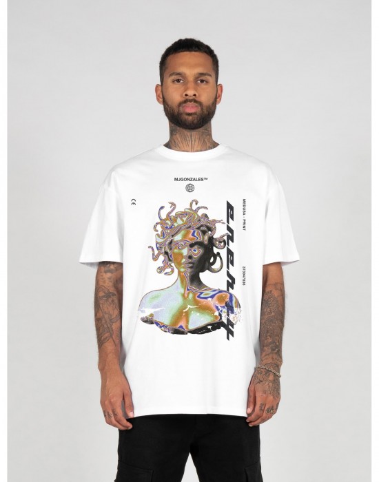 Овърсайз тениска MEDUSA X Heavy Oversized Tee 2.0 white XXL