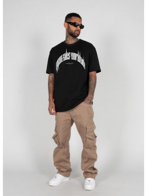 Овърсайз тениска HIGHER THAN HEAVEN V.3 Heavy Oversize Tee black XXL