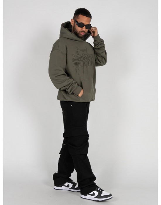 Овърсайз тениска METAMORPHOSE V.1 x Heavy Oversized Hoody olive XXL