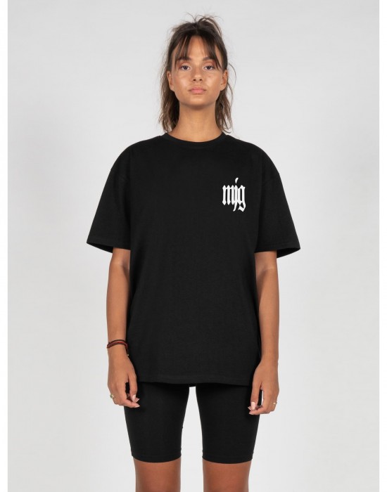 Овърсайз тениска MJG Heavy Oversized Tee Ladies - TRANSFORMATION black XXL