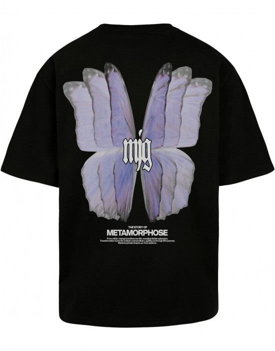 Овърсайз тениска MJG Heavy Oversized Tee Ladies - TRANSFORMATION black XXL