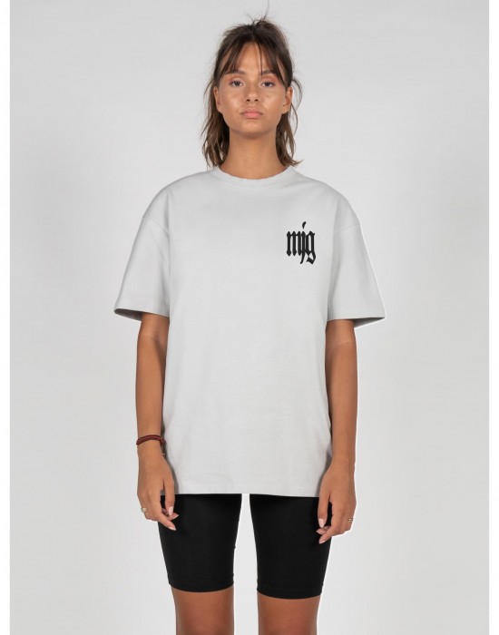 Овърсайз тениска MJG Heavy Oversized Tee Ladies - TRANSFORMATION lightasphalt XXL