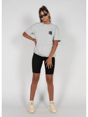 Овърсайз тениска MJG Heavy Oversized Tee Ladies - TRANSFORMATION lightasphalt XXL
