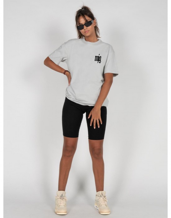 Овърсайз тениска MJG Heavy Oversized Tee Ladies - TRANSFORMATION lightasphalt XXL