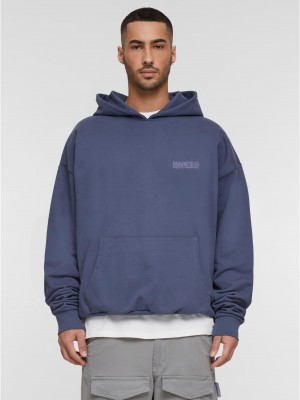 Овърсайз тениска MJG Heavy Oversized Hoody - FEARLESS FLIGHT vintage blue XXL