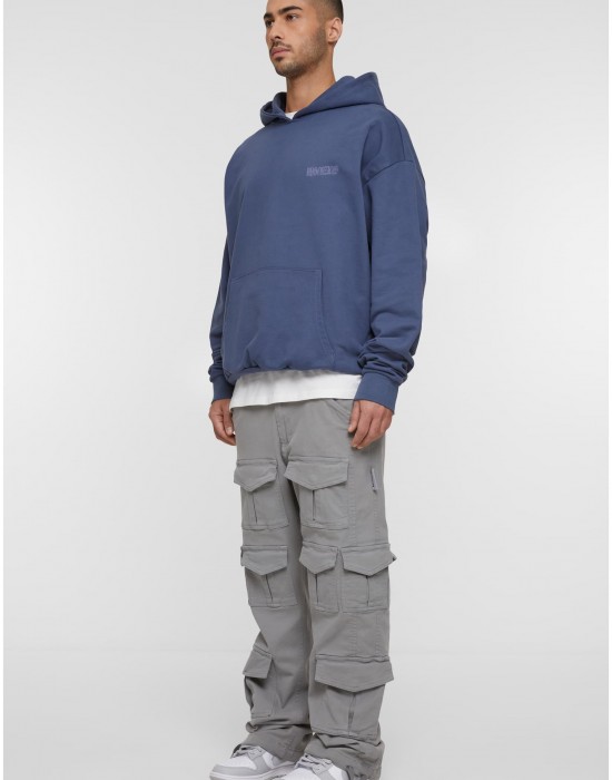 Овърсайз тениска MJG Heavy Oversized Hoody - FEARLESS FLIGHT vintage blue XXL