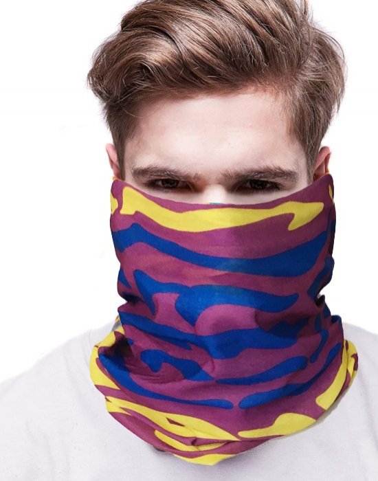 Бандана HoodStyle Bandana в огнен камуфлаж Catalan, Hoodstyle, Бандани - Complex.bg