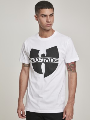 Бяла мъжка тениска Wu-Tang