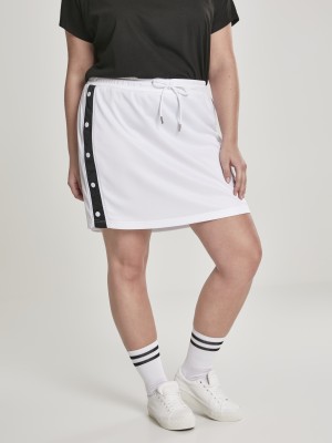 Бяла спортна пола Urban Classics blk/wht/blk