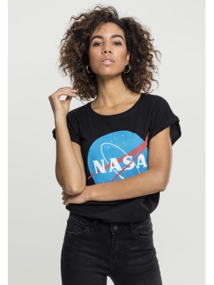 Черна дамска тениска Mister Tee NASA Insignia