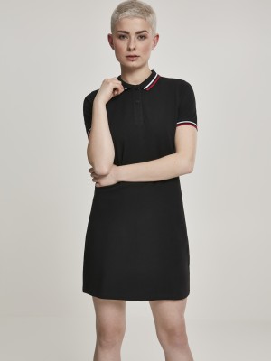 Черна рокля с якичка Urban Classics