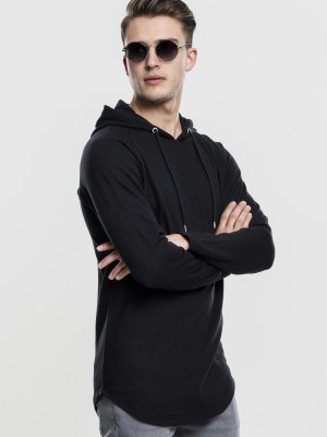 Дълъг черен суичър Urban Classics