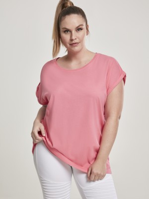 Дамска розова тениска Urban Classics pinkgrapefruit
