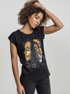 Дамска тениска Mister Tee Bob Marley Lion Face