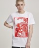 Дамска тениска Mister Tee Chinese Beauty в бял цвят, Mister Tee, Тениски - Complex.bg