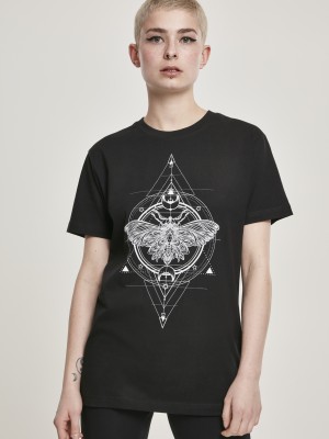 Дамска тениска Mister Tee Moth в черен цвят