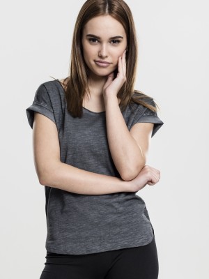 Дамска тениска Urban Classics в тъмносив цвят