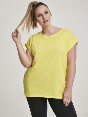 Дамска жълта тениска Urban Classics  brightyellow