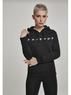Дамски изчистен суичър в черен цвят Friends Дамски изчистен суичър в черен цвят Friends