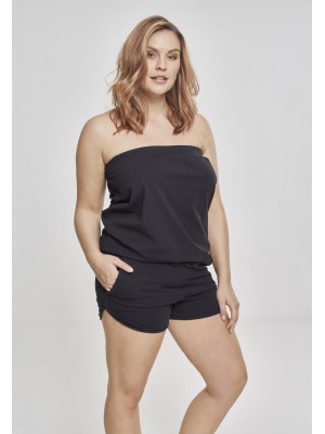 Дамски къс гащеризон Urban Classics в черно