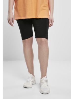 Дамски къс клин с висока талия Urban Classics в черен цвят