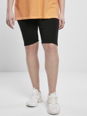 Дамски къс клин с висока талия Urban Classics в черен цвят Дамски къс клин с висока талия Urban Classics в черен цвят