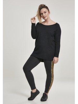 Дамски клин Urban Classics blk/leo в черен цвят