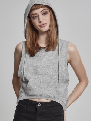 Дамски сив потник суичър Urban Classics