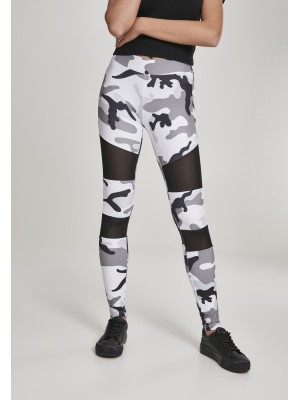 Дамски спортен клин в камуфлаж Urban Classics snowcamo