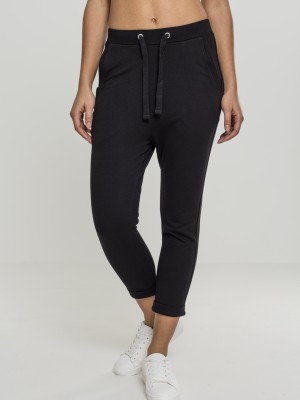 Дамско ежедневно черно долнище големи размери Urban Classics