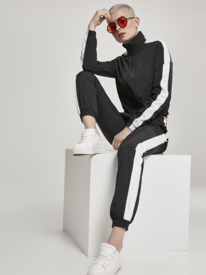 Дамско късо горнище Urban Classics blk/wht Дамско късо горнище Urban Classics blk/wht