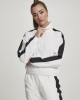 Дамско късо горнище Urban Classics wht/blk в бял цвят, Urban Classics, Якета - Complex.bg