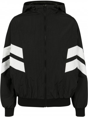 Дамско спортно горнище Urban Classics blk/wht Дамско спортно горнище Urban Classics blk/wht