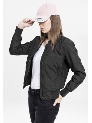 Дамско тънко яке тип бомбър в черно Urban Classics