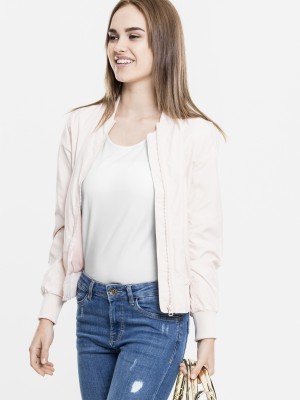 Дамско тънко яке тип бомбър в светлорозово Urban Classics Дамско тънко яке тип бомбър в светлорозово Urban Classics