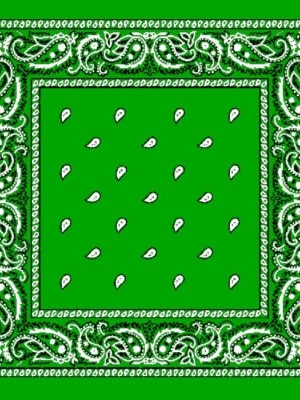 Кърпа за глава бандана Bandana в светлозелено