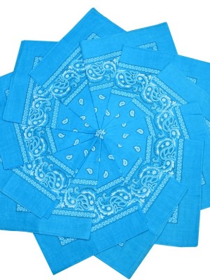 Кърпа за глава бандана Bandana в цвят тюркоаз