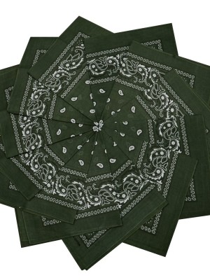 Кърпа за глава бандана HoodStyle Bandana в маслено зелен цвят