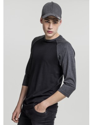 Мъжка блуза с 3/4 ръкави Urban Classics blk/cha