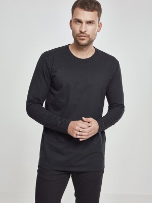 Мъжка блуза Urban Classics Terry в черен цвят