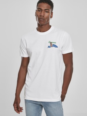 Мъжка бяла тениска Mister Tee Bad Gyal