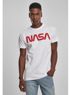 Мъжка бяла тениска Mister Tee NASA