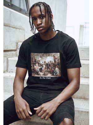 Мъжка черна тениска Mister Tee Club 