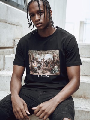 Мъжка черна тениска Mister Tee Club  Мъжка черна тениска Mister Tee Club