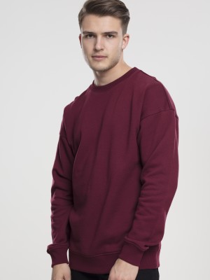 Мъжка изчистена блуза в тъмночервено Urban Classics port