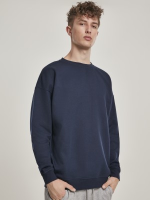 Мъжка изчистена блуза в тъмносиньо Urban Classics midnightnavy